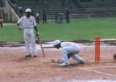 Blind peoples playing cricket